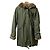Autre Marque Abrigo de lana con forro Woolrich Castaño Verde Caqui