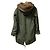 Autre Marque Abrigo de lana con forro Woolrich Castaño Verde Caqui - vista 3