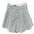 Autre Marque Short Glen Check sheller Preto