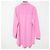 Autre Marque Langes Strickhemd aus Wolle STUDIO PICONE Pink - Ansicht 2