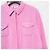 Autre Marque Langes Strickhemd aus Wolle STUDIO PICONE Pink - Ansicht 3
