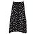 Autre Marque Falda larga de mezcla de lino Simplicite Negro - vista 3