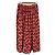 Autre Marque Falda larga acampanada con estampado floral PINK HOUSE Roja