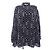 Hermès Top de seda Twill Reine Hermes Negro