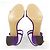 Sandali Salvatore Ferragamo Porpora - vista 4