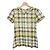Hermès Camiseta Hermes Castaño Negro Blanco Amarillo