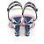 Sandali Fendi Rosa Blu Blu navy - vista 5