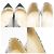 Chanel Tweed High Heel Pumps Mehrfarben - Ansicht 8