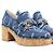 Mocassini in denim Chanel Blu - vista 13