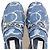 Mocassini in denim Chanel Blu - vista 16