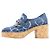 Mocassini in denim Chanel Blu - vista 4