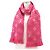 Sciarpa Louis Vuitton Logomania Monogram in lana e seta Rosa - vista 2