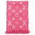 Sciarpa Louis Vuitton Logomania Monogram in lana e seta Rosa - vista 4