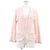 Chanel P58578 Cárdigan de mezcla de algodón y tweed Rosa Blanco