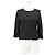 Top de punto 100% seda Chanel P74998 Negro