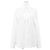 Camisa Chanel Broadshirt de algodón de manga larga Blanco