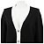 Cardigã de cashmere Chanel 08A P34305 Preto Cru - vista 2
