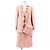 Conjunto de mezcla de lana Chanel 99A P14314 Castaño Rosa Beige