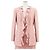 Conjunto de mezcla de lana Chanel 99A P14314 Castaño Rosa Beige - vista 14