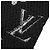 Sciarpa Logomania Monogram in lana e seta metallizzata Louis Vuitton Nero Argento - vista 6