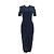 Fendi FF Zucca Micro Pile Jacquard Kleid Schwarz Blau