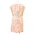 Hermès Vestido de seda Hermes En Desordre Finesse Beige - vista 6