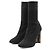 Louis Vuitton Silhouette Line Strickknöchelstiefel Schwarz