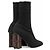 Louis Vuitton Silhouette Line Strickknöchelstiefel Schwarz - Ansicht 8