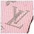 Sciarpa Louis Vuitton Logomania Monogram in lana e seta metallizzata Rosa D'oro - vista 11