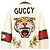 Gucci GUCCY Wollstrickjacke lang Mehrfarben Roh - Ansicht 2