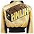 Fendi FF Logo ROMA Bestickte Lammlederjacke Schwarz Golden - Ansicht 15
