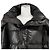 Chaqueta Down 2way de piel de becerro Balenciaga Negro - vista 3