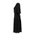 Louis Vuitton Seidenchiffon-Kleid Schwarz - Ansicht 13