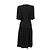 Louis Vuitton Seidenchiffon-Kleid Schwarz - Ansicht 5