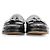 Mocassini in pelle Gucci GG Supreme monogrammati Nero Grigio antracite - vista 5