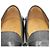 Mocassini in pelle Gucci GG Supreme monogrammati Nero Grigio antracite - vista 7