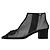 Chanel G34544 Camellia Nylon Mesh Stiefeletten Schwarz - Ansicht 4