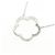 Autre Marque Collana a fiore in diamanti e oro bianco K10 Argento - vista 3