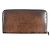 Berluti Itauba Calligraphy Script Long Zip Wallet Braun