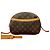 Bolso de hombro de piel Louis Vuitton Monogram Castaño
