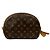 Bolso de hombro de piel Louis Vuitton Monogram Castaño - vista 4