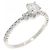 Autre Marque AHKAH Platin-Diamantring Silber