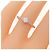 Autre Marque AHKAH Platin-Diamantring Silber - Ansicht 5
