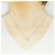 Autre Marque 4C-Platin-Diamant-Halskette Silber - Ansicht 6