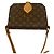 Cartouchiere Borsa a tracolla in pelle Louis Vuitton Monogram Marrone - vista 5