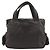 Borsa in nylon con logo con perline Prada Marrone