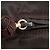 Borsa in nylon con logo con perline Prada Marrone - vista 11