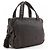 Borsa in nylon con logo con perline Prada Marrone - vista 3