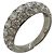 Autre Marque CHAR 71RB220 Platin-Diamantring aus Pt950 Silber