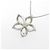 Autre Marque Collana Fiore in Diamante Pt900 Au750 Pt850 Argento - vista 4
